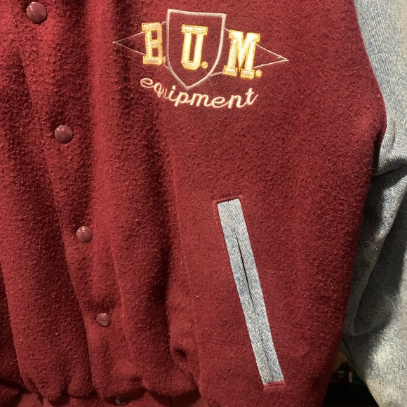 Vintage B.U.M. Equipment Varsity Jacket Size S - Picture 4 of 7